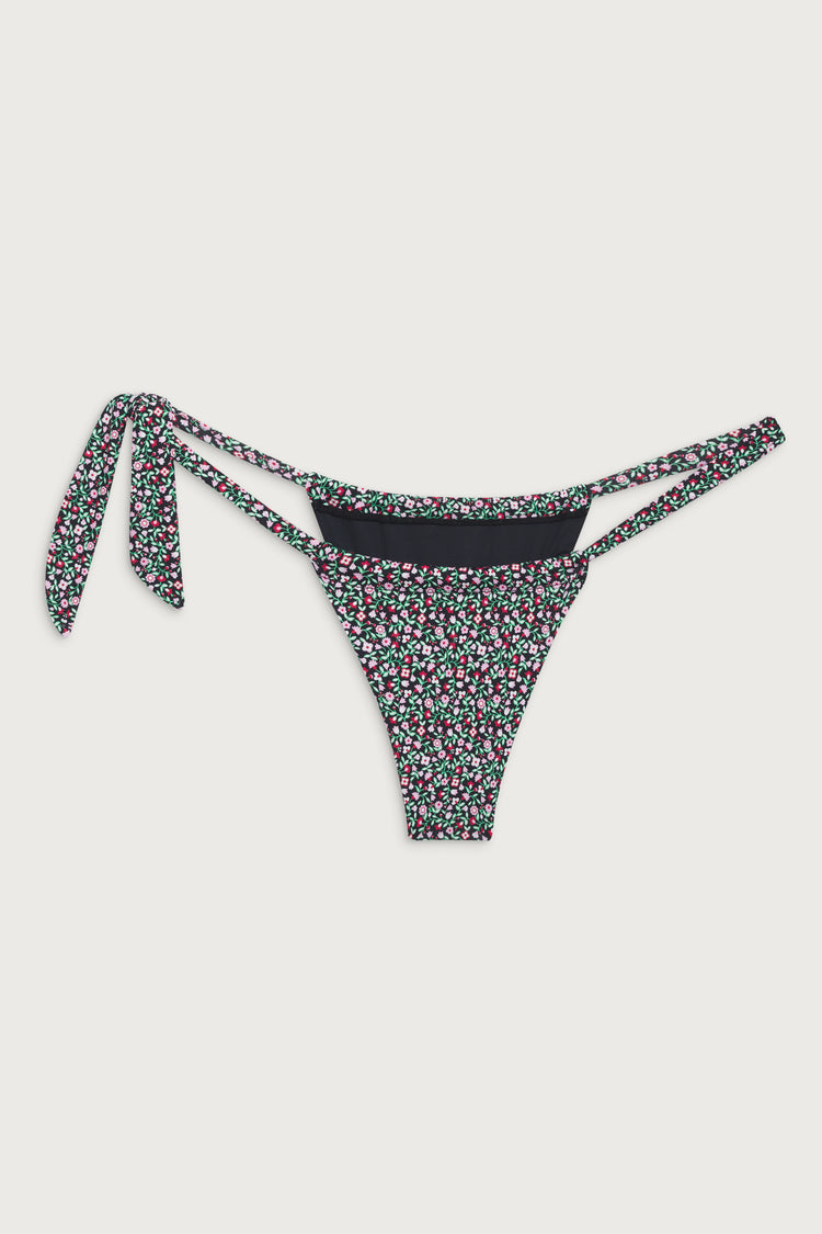 Garden Twirl Tie Side Cheeky Bikini Bottom main image 1