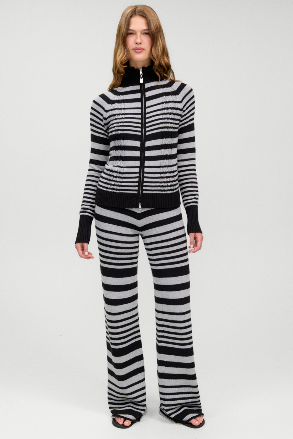 Kingston Cotton Knit Zip Up  Bondi