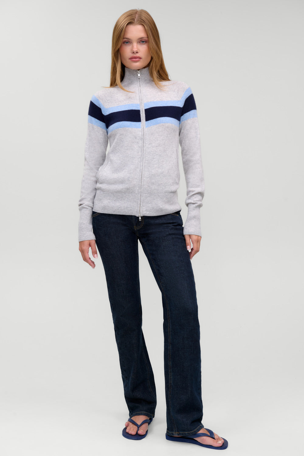 Kingston Cashmere Zip Up  Notebook