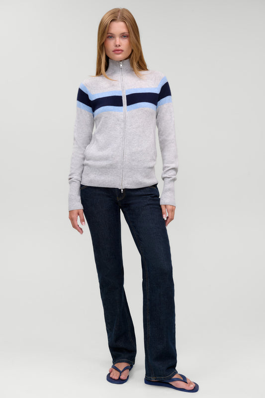 Product-Hover--Kingston Cashmere Zip Up - Notebook