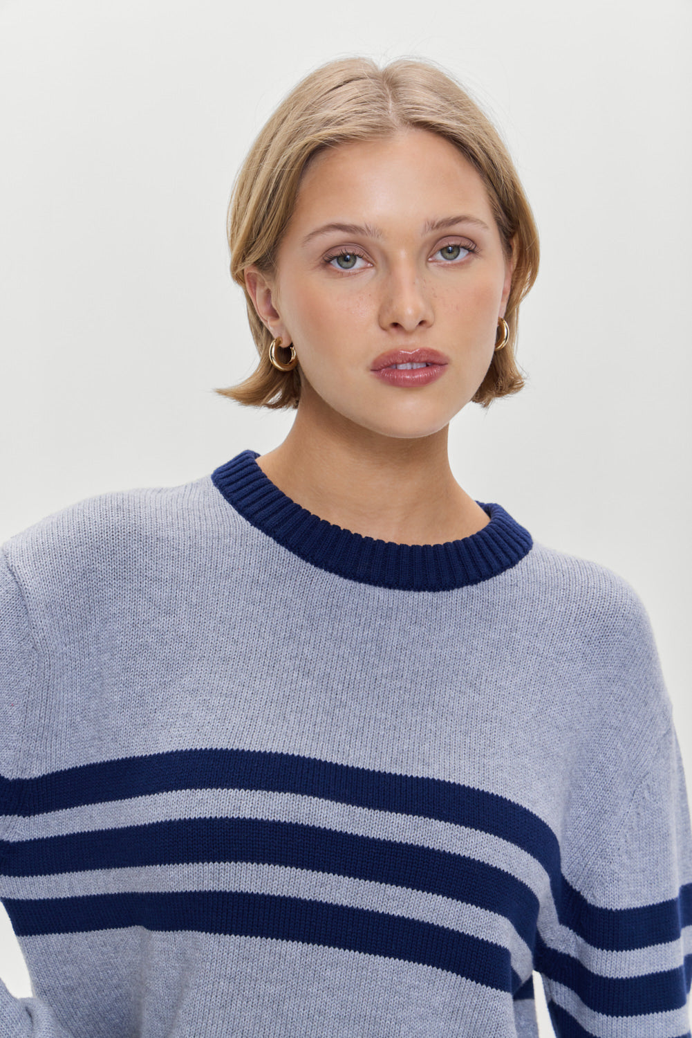 Kip Oversized Crewneck Sweater  Rain Cloud