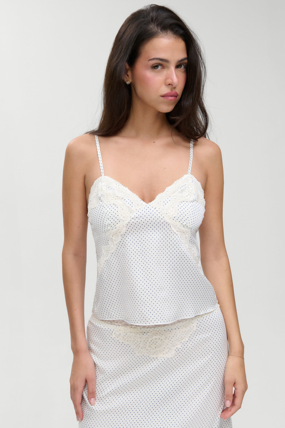 Laura Silk Camisole  French Pearl