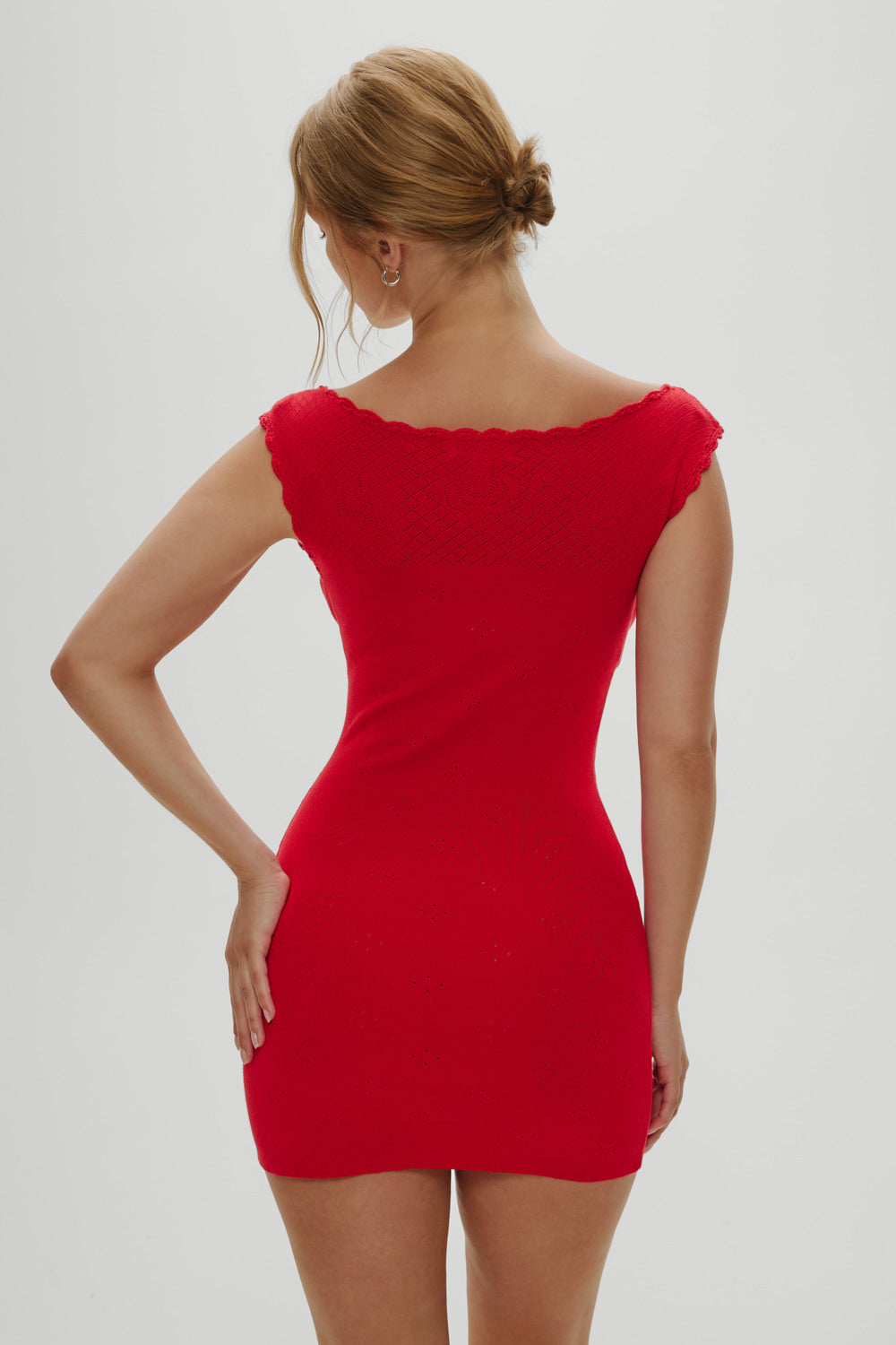 Leila Mini Dress - Red Rose