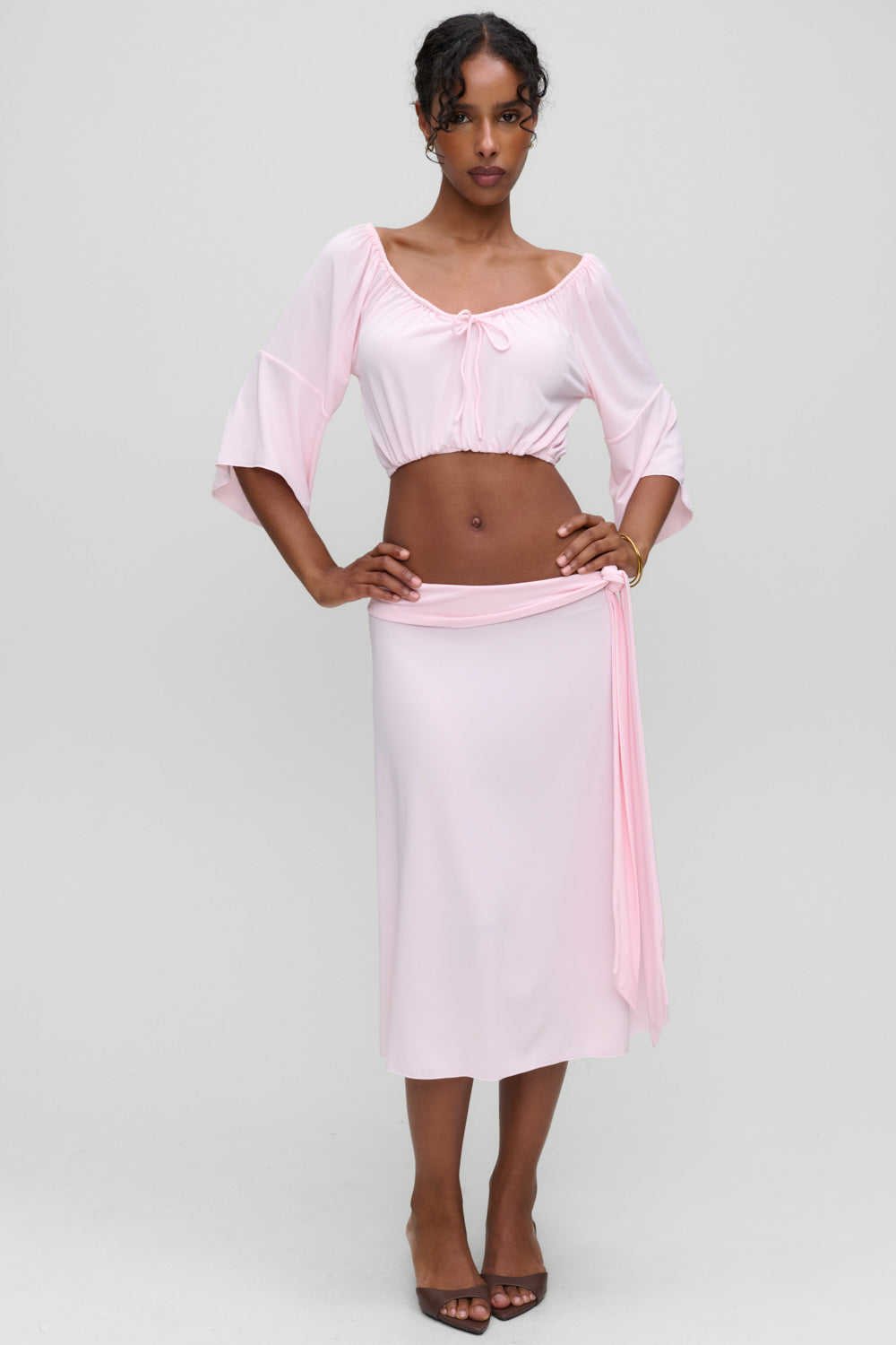 x Devon Lee Carlson Lola Jersey Top  Ballerina