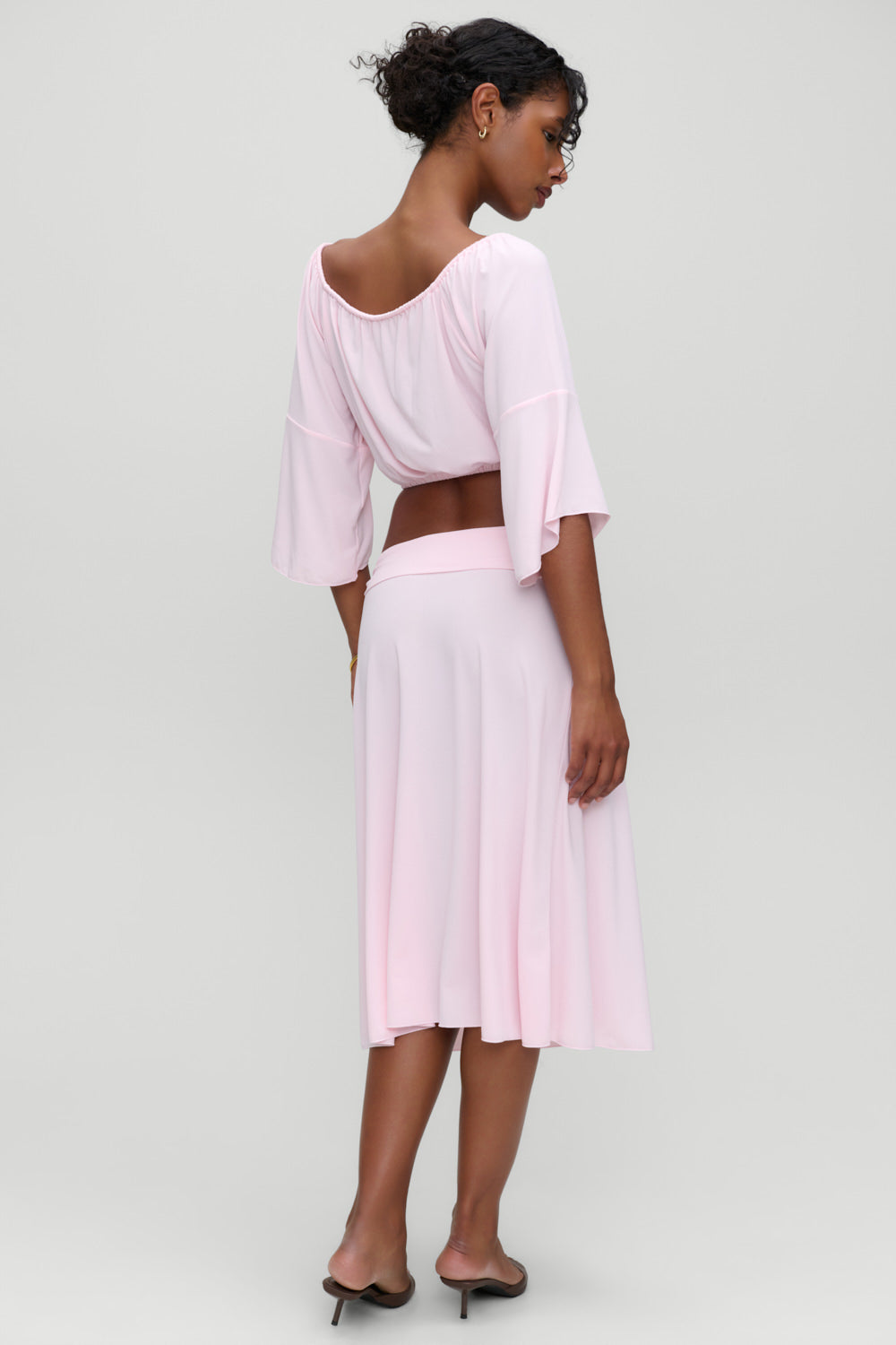 x Devon Lee Carlson Lola Jersey Midi Skirt  Ballerina