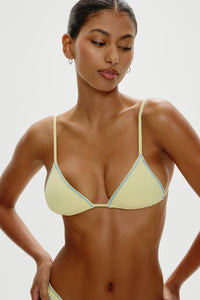 Lumia Triangle Bikini Top - Honeycomb