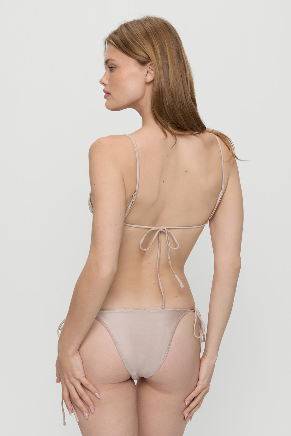 Mackenzie Cheeky Shine Bikini Bottom  Birthday Suit