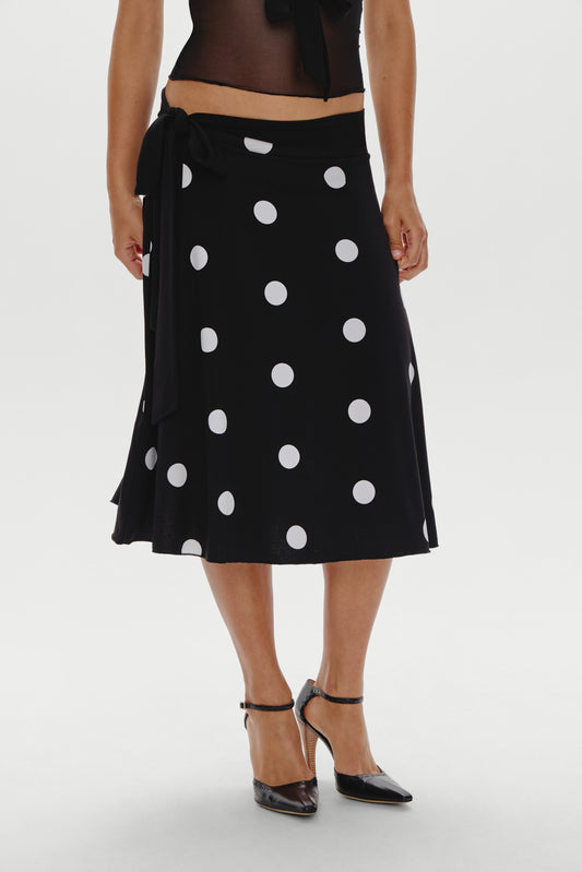 Product--May Midi Skirt - Paris At Midnight