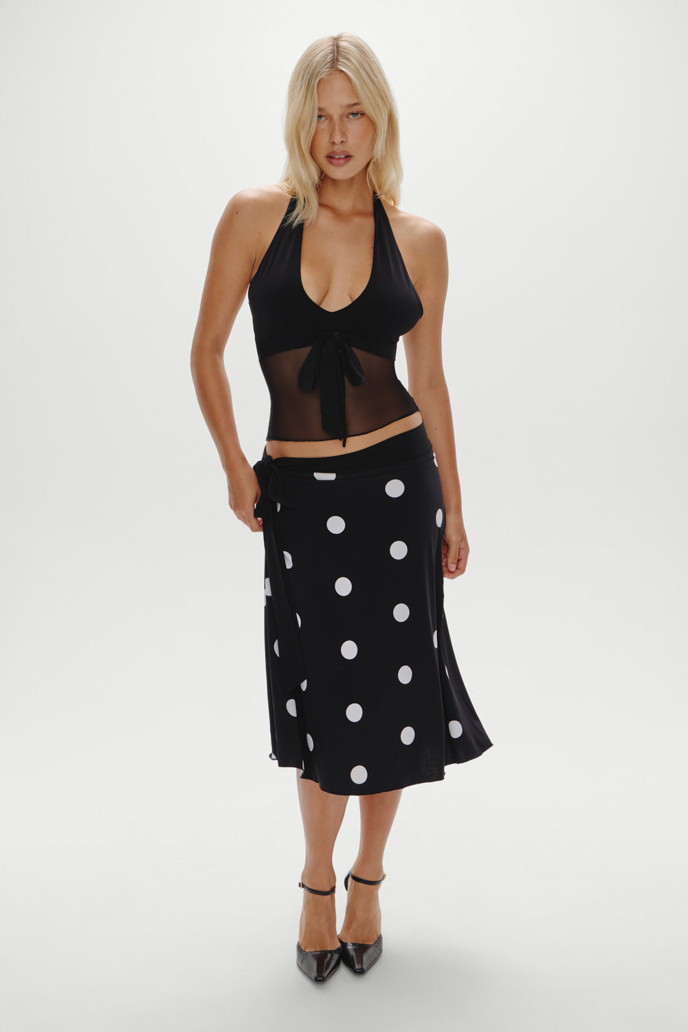 May Midi Skirt  Paris At Midnight