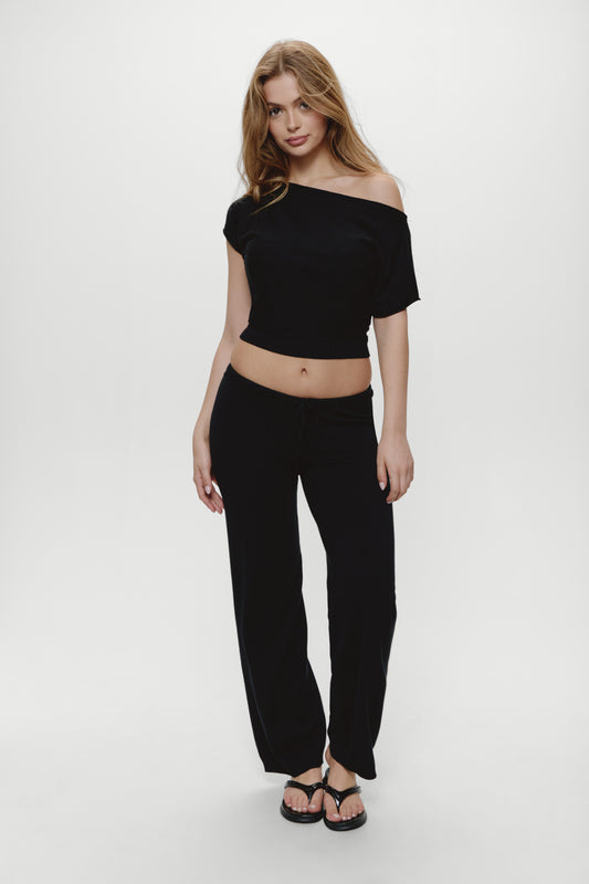 Product--Mellow Knit Pants - Black