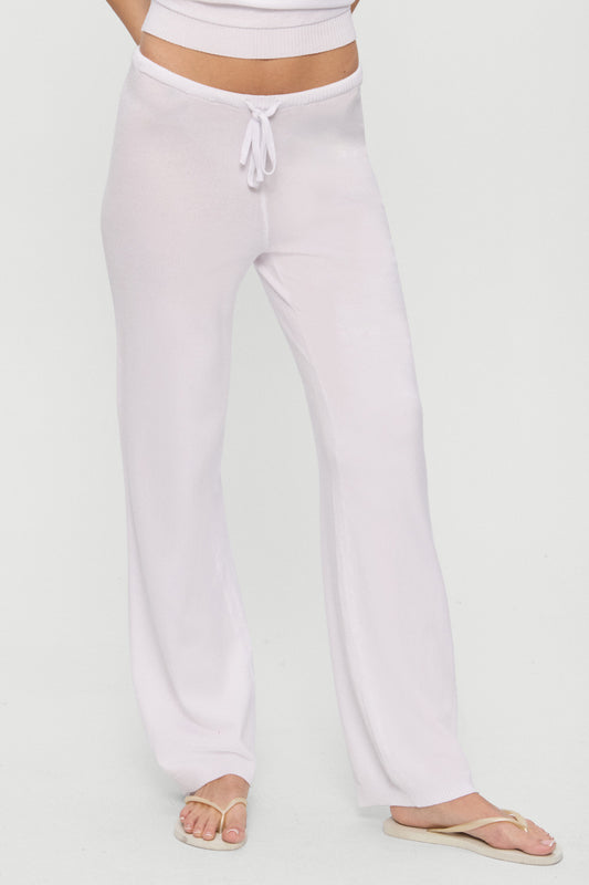Product--Mellow Knit Pants - White