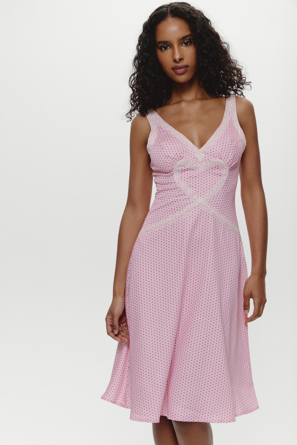 Memory Lane Satin Midi Dress  Love Drop