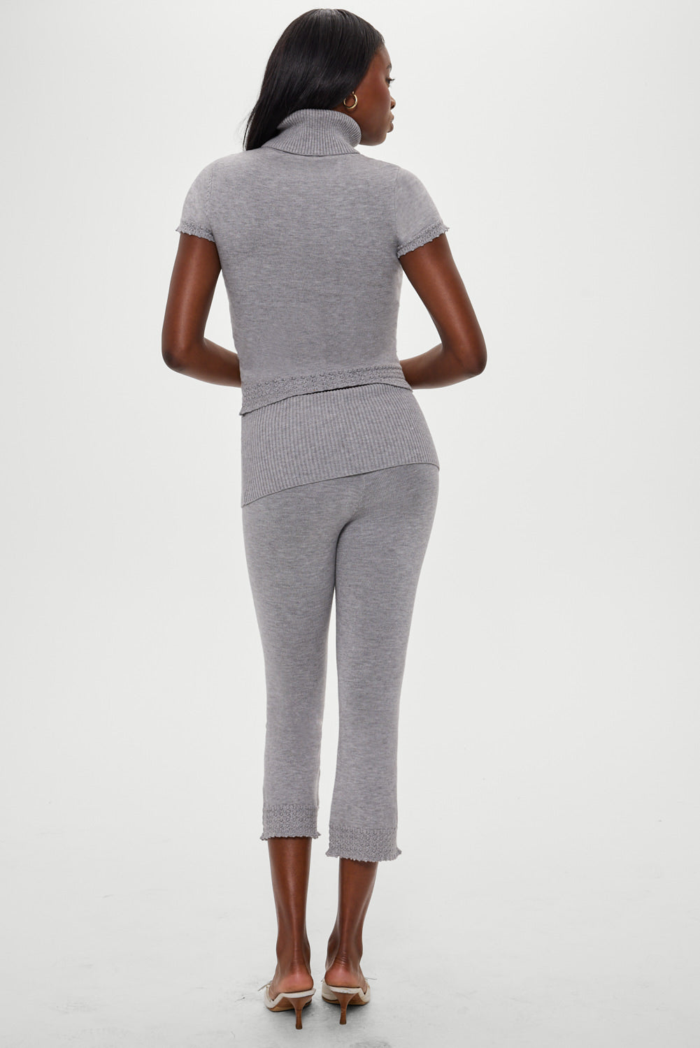 Jasmine Short Sleeve Turtleneck  Cloud Cover