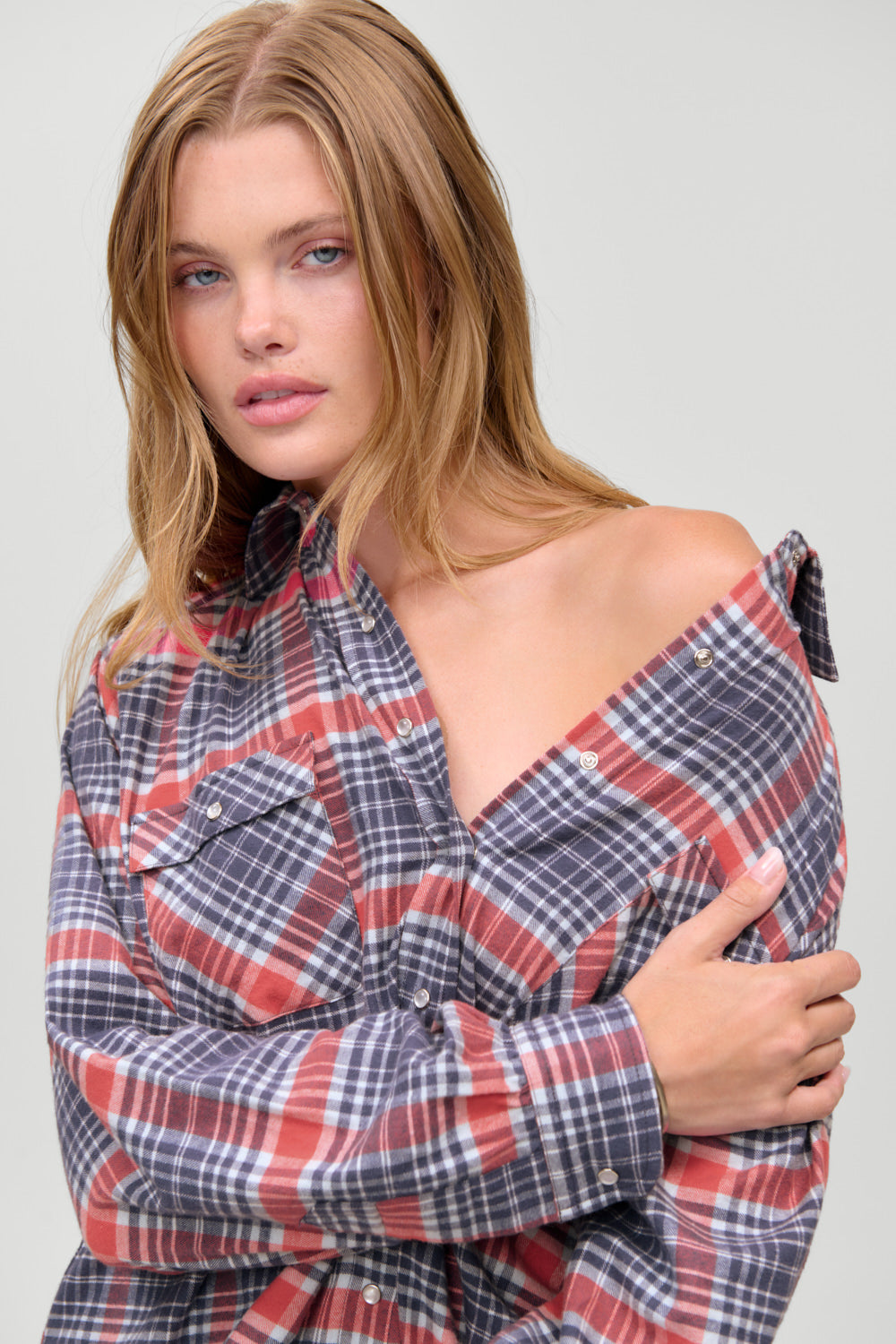 Montana Oversized Cotton Flannel  Cozy Plaid
