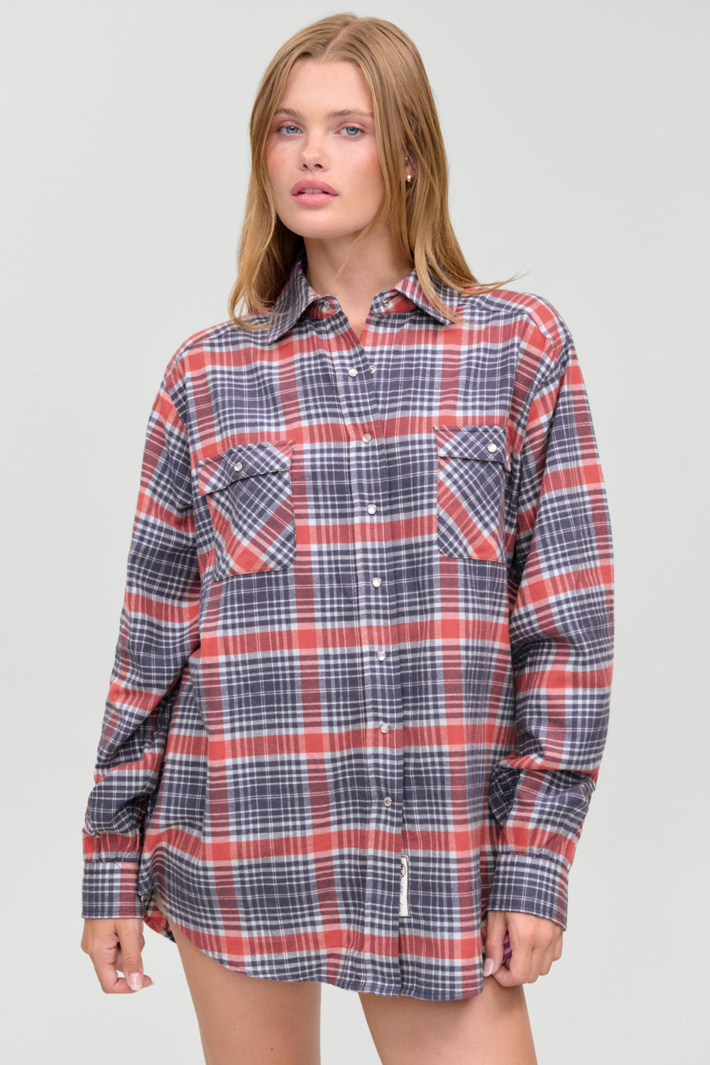 Montana Oversized Cotton Flannel  Cozy Plaid