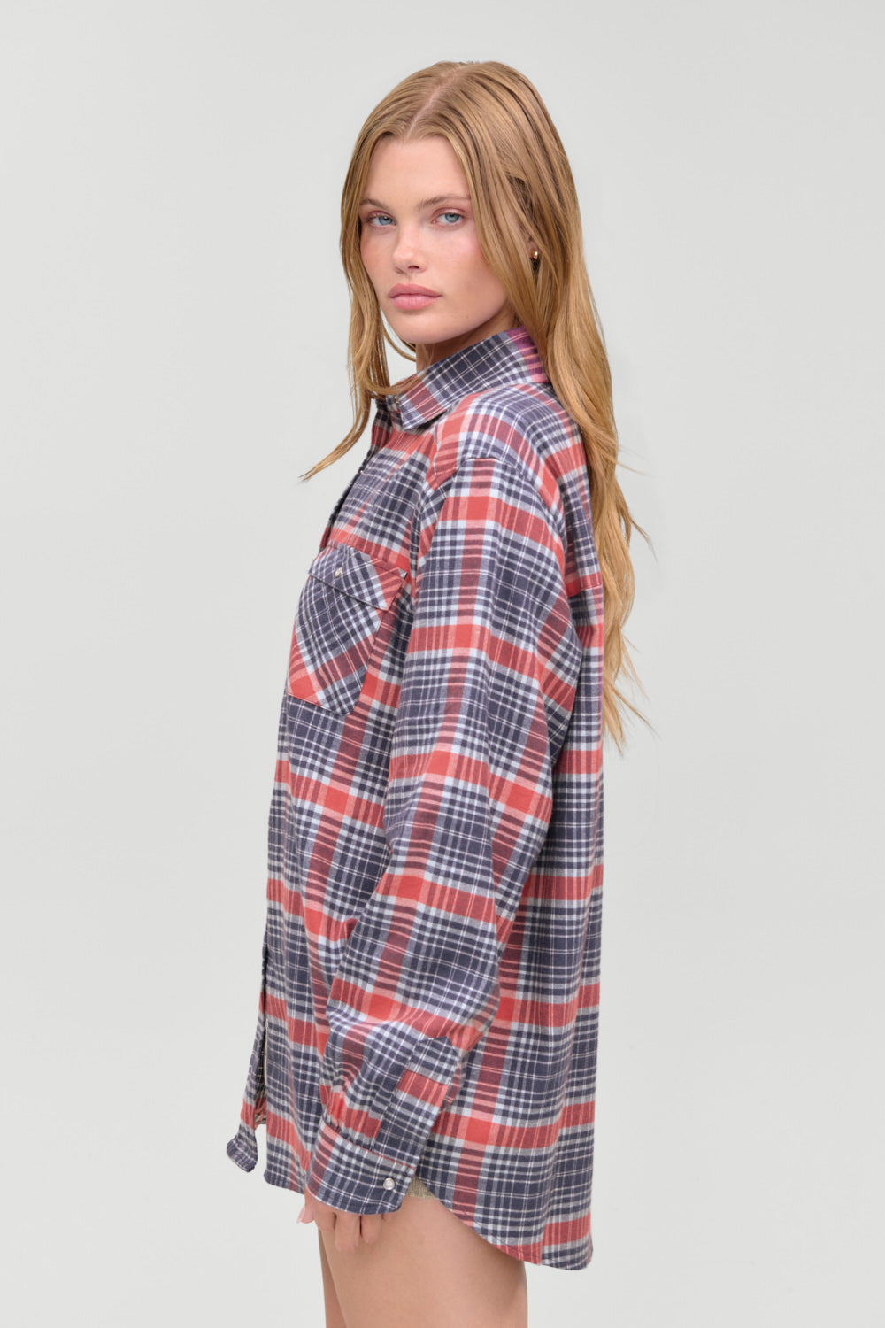 Montana Oversized Cotton Flannel  Cozy Plaid