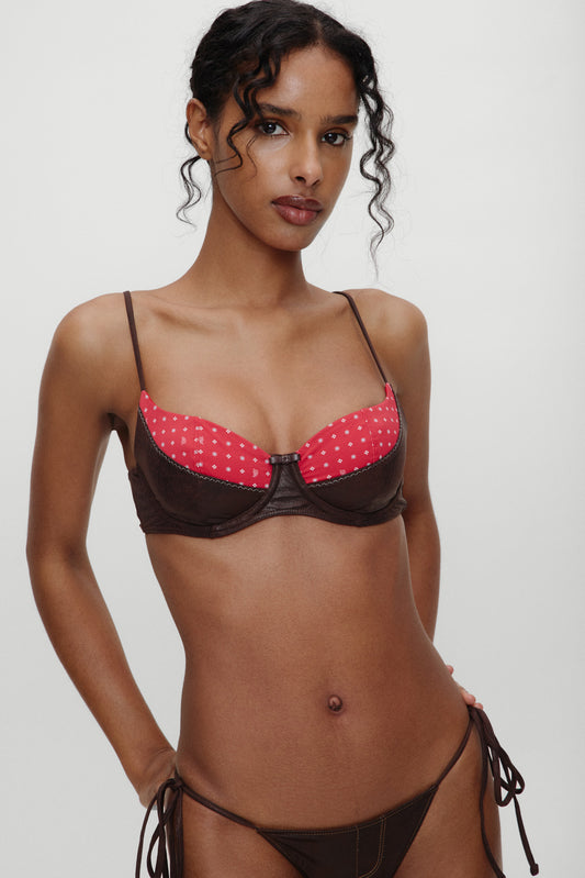 Product-Hover--BELLA HADID Montana Underwire Bikini Top Lovebug