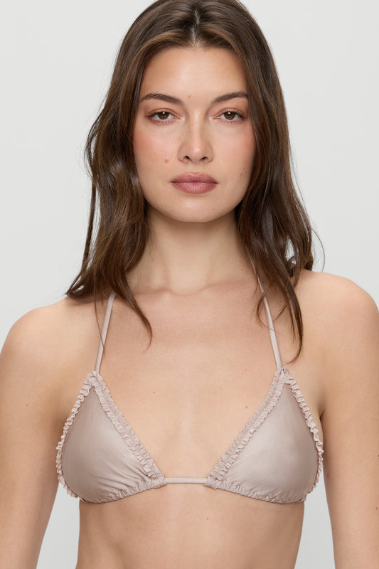 Product-Hover--Nick Triangle Shine Bikini Top - Birthday Suit