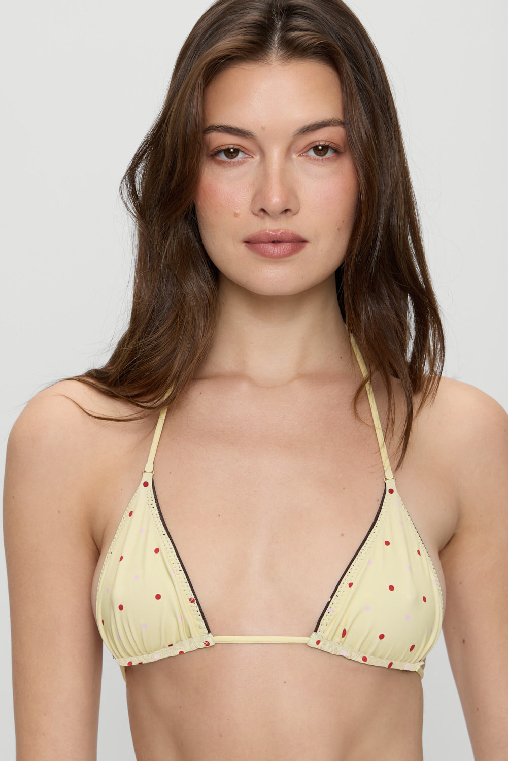 Nick Reversible Shine Bikini Top  Honey Bug