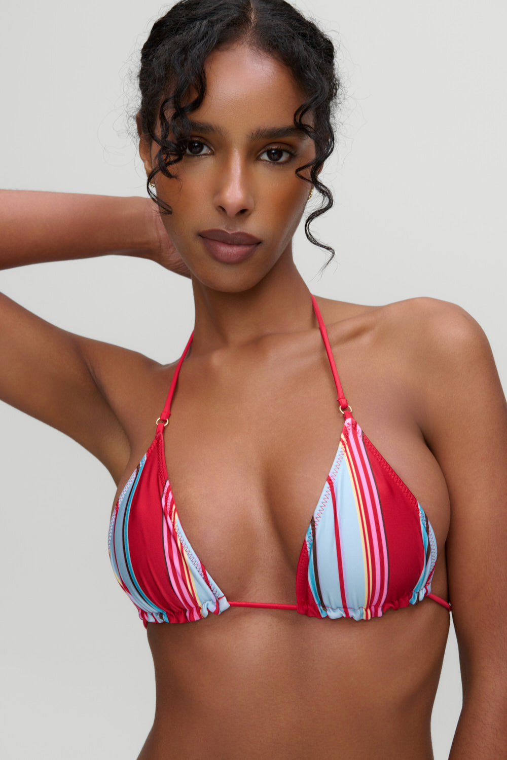 x Devon Lee Carlson Nick Triangle Bikini Top  West Coast