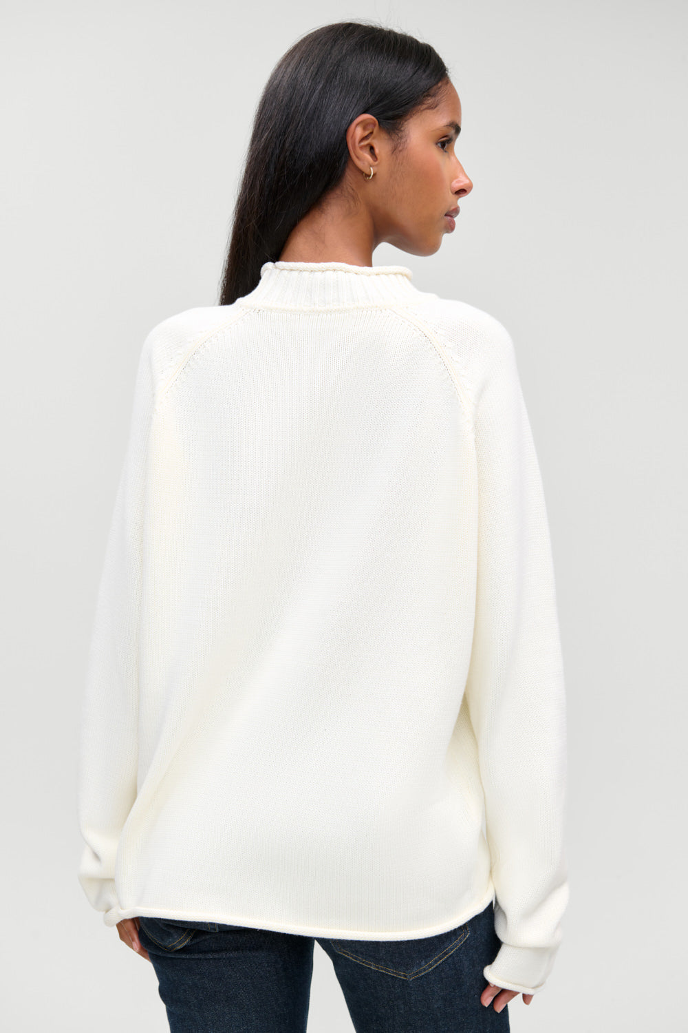 Noelle Cotton Knit Turtleneck  Cozy in FB