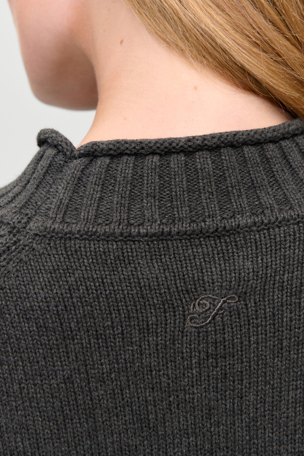 Noelle Cotton Knit Turtleneck  Honey at Play