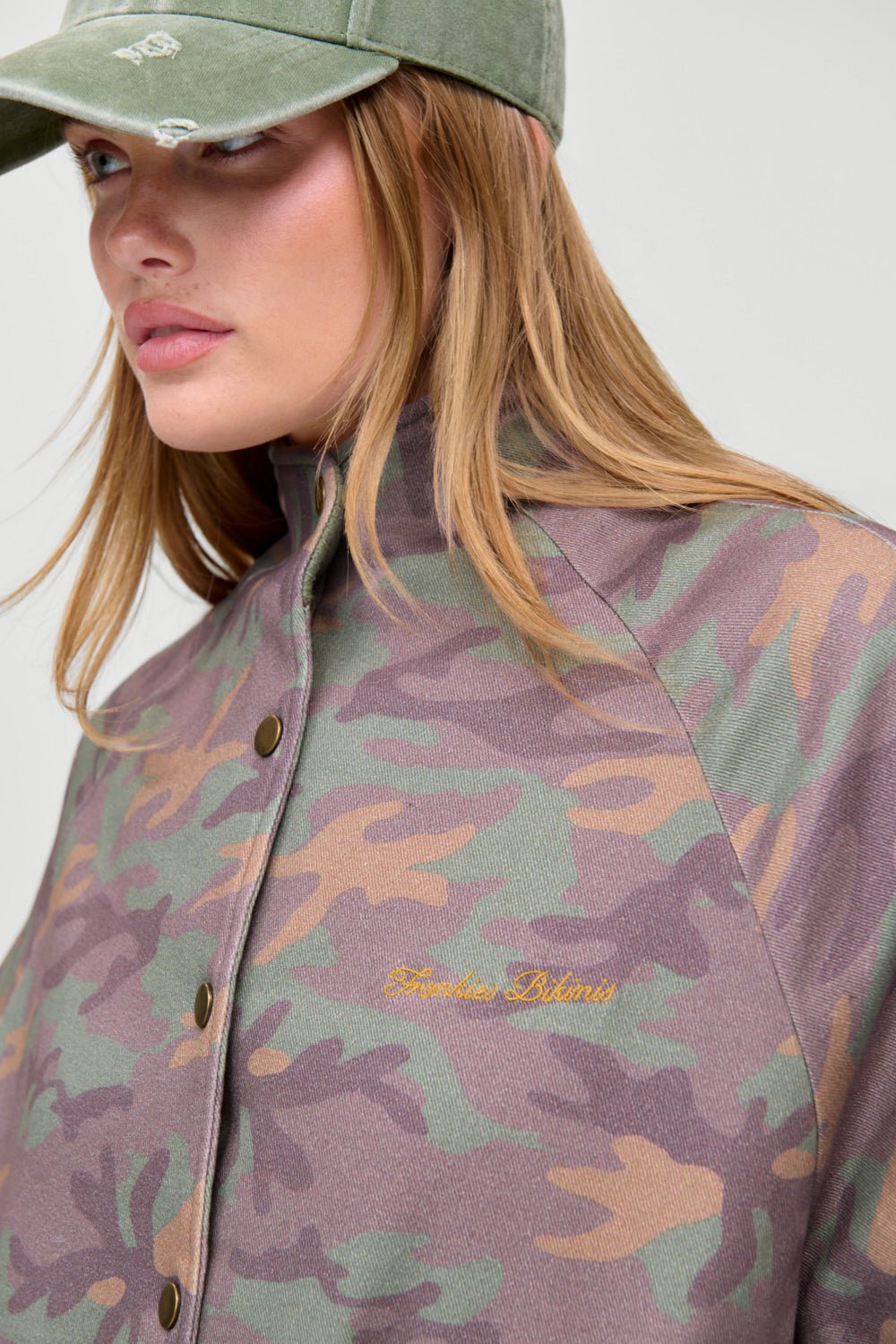 Parker Oversized Bomber Jacket  Classic Camo