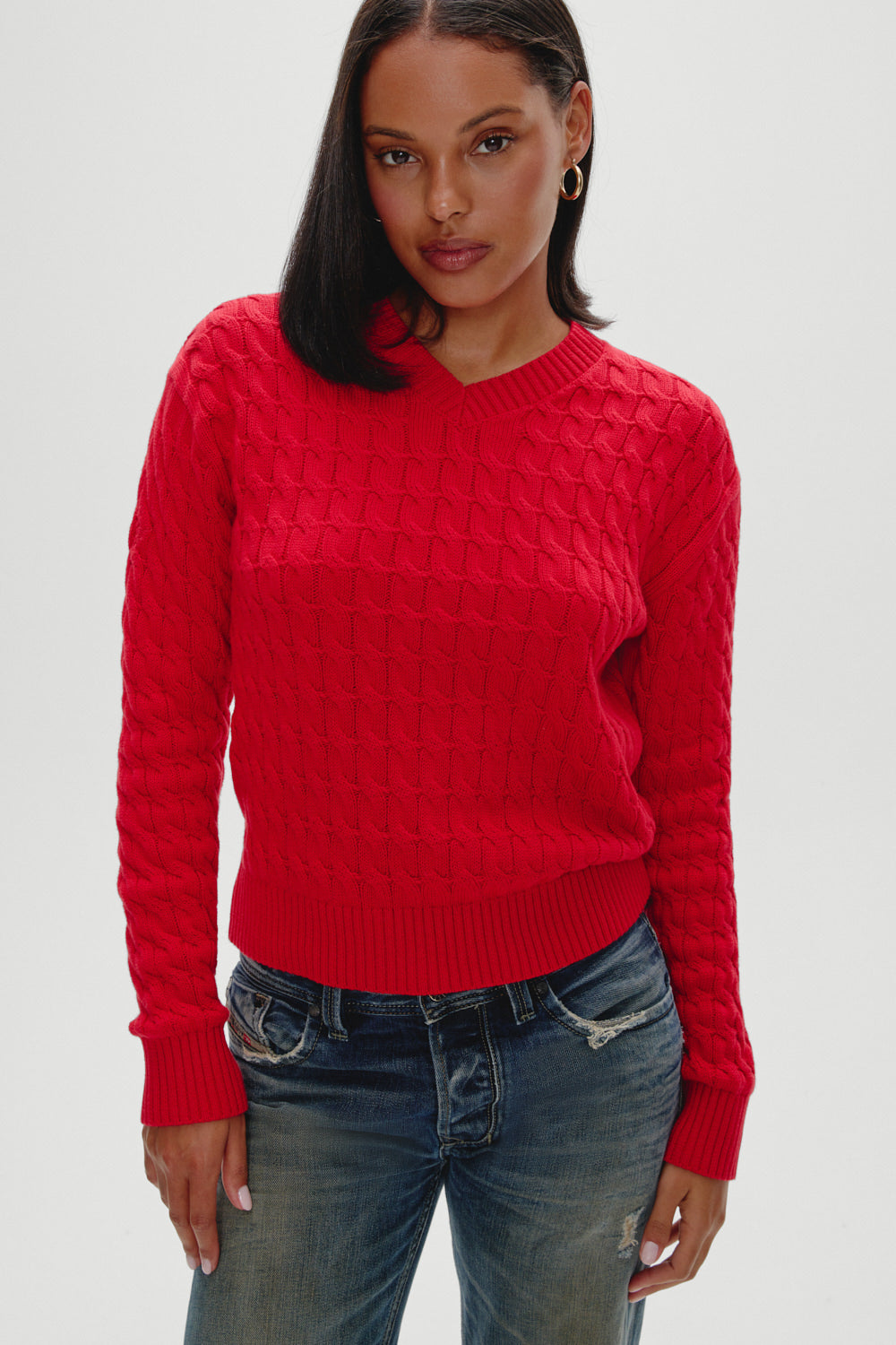 Prince Cable Knit Sweater  Heartstrings