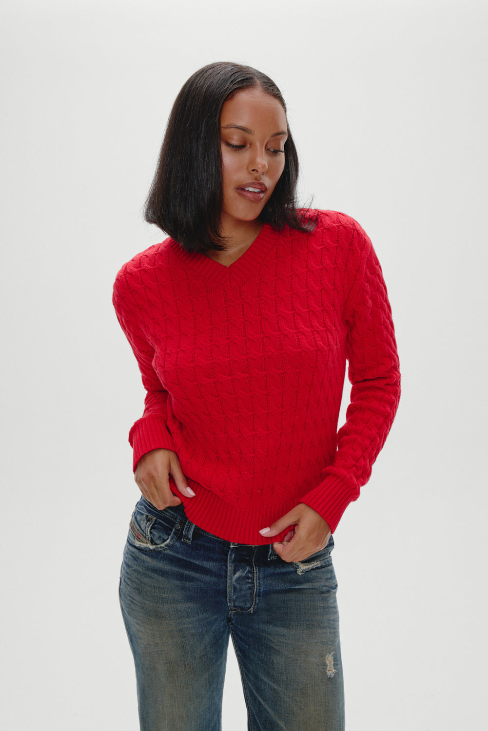 Prince Cable Knit Sweater  Heartstrings