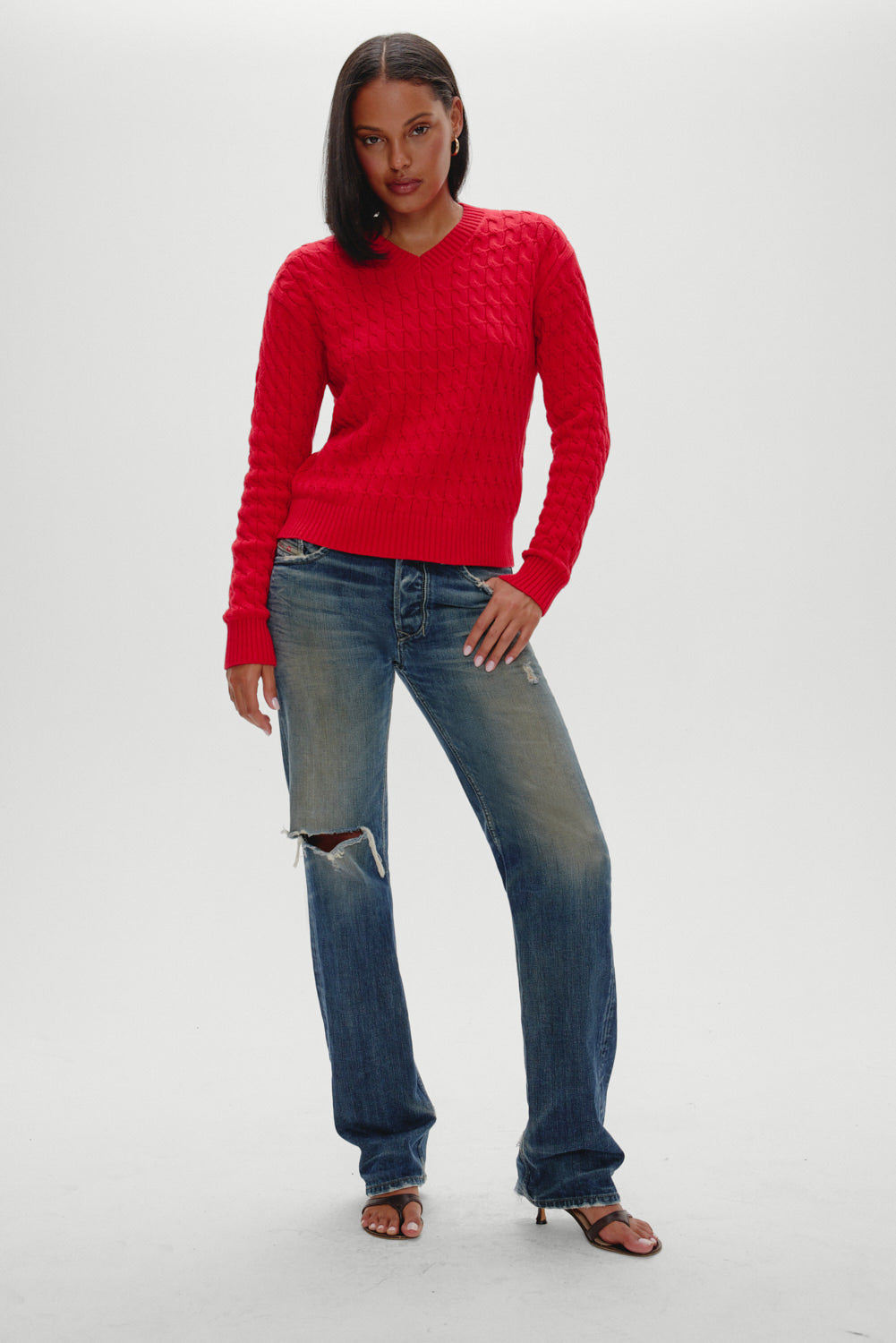 Prince Cable Knit Sweater  Heartstrings
