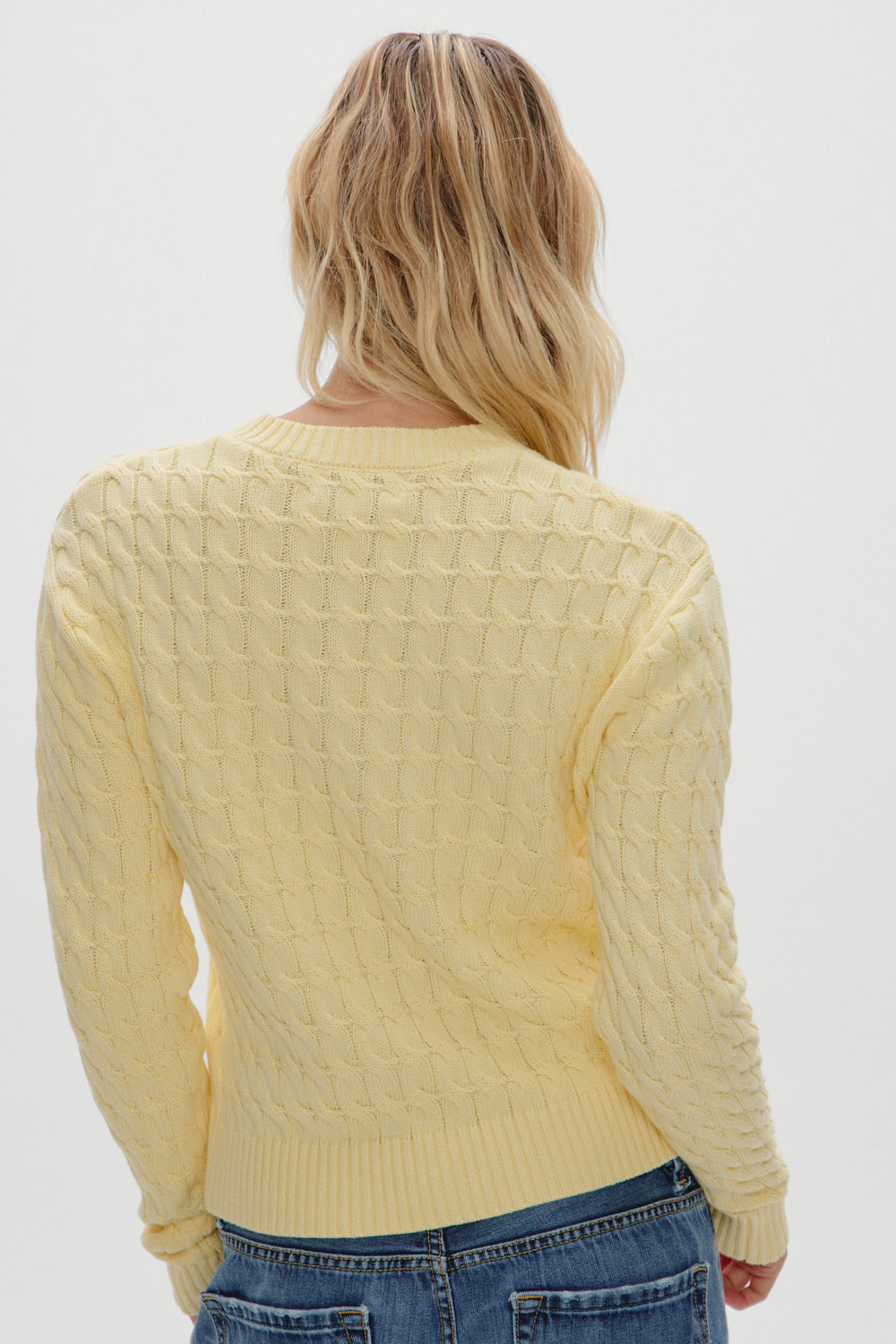 Prince Cable Knit Sweater  Vanilla Sugar