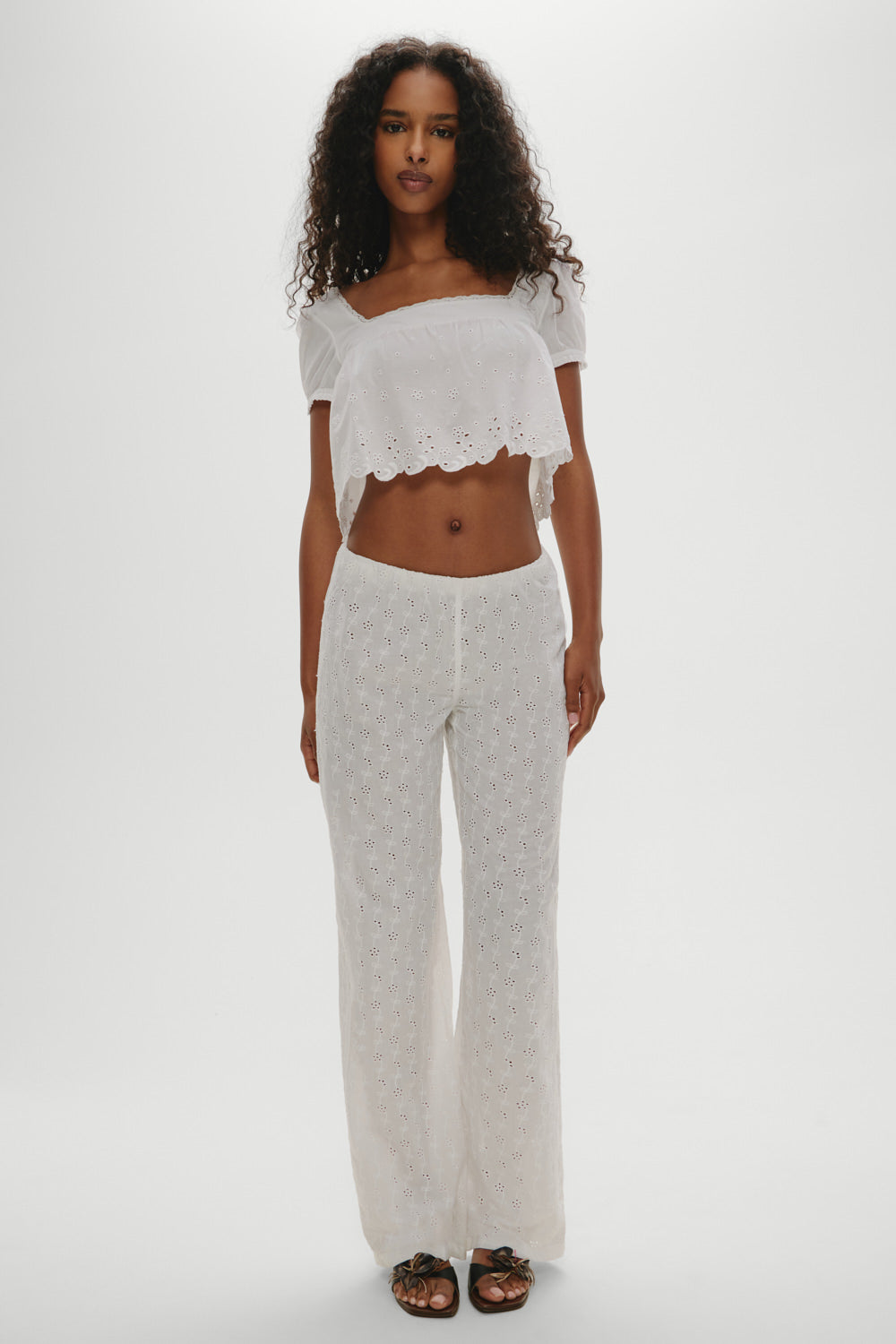 Princess Eyelet Pants - Daisy Eyelet