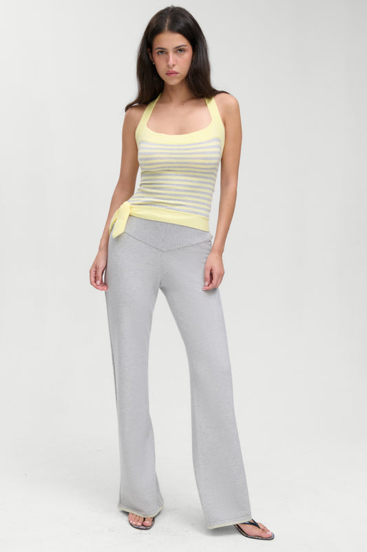 Product--Quinn Knit Halter Top - Echo Stripe