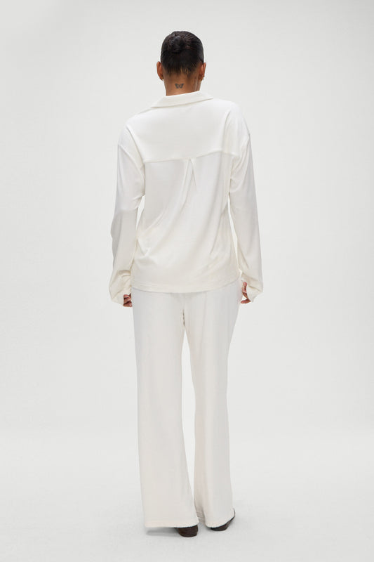 Product--Rory Modal Rib Sleep Pants Seashell Cream