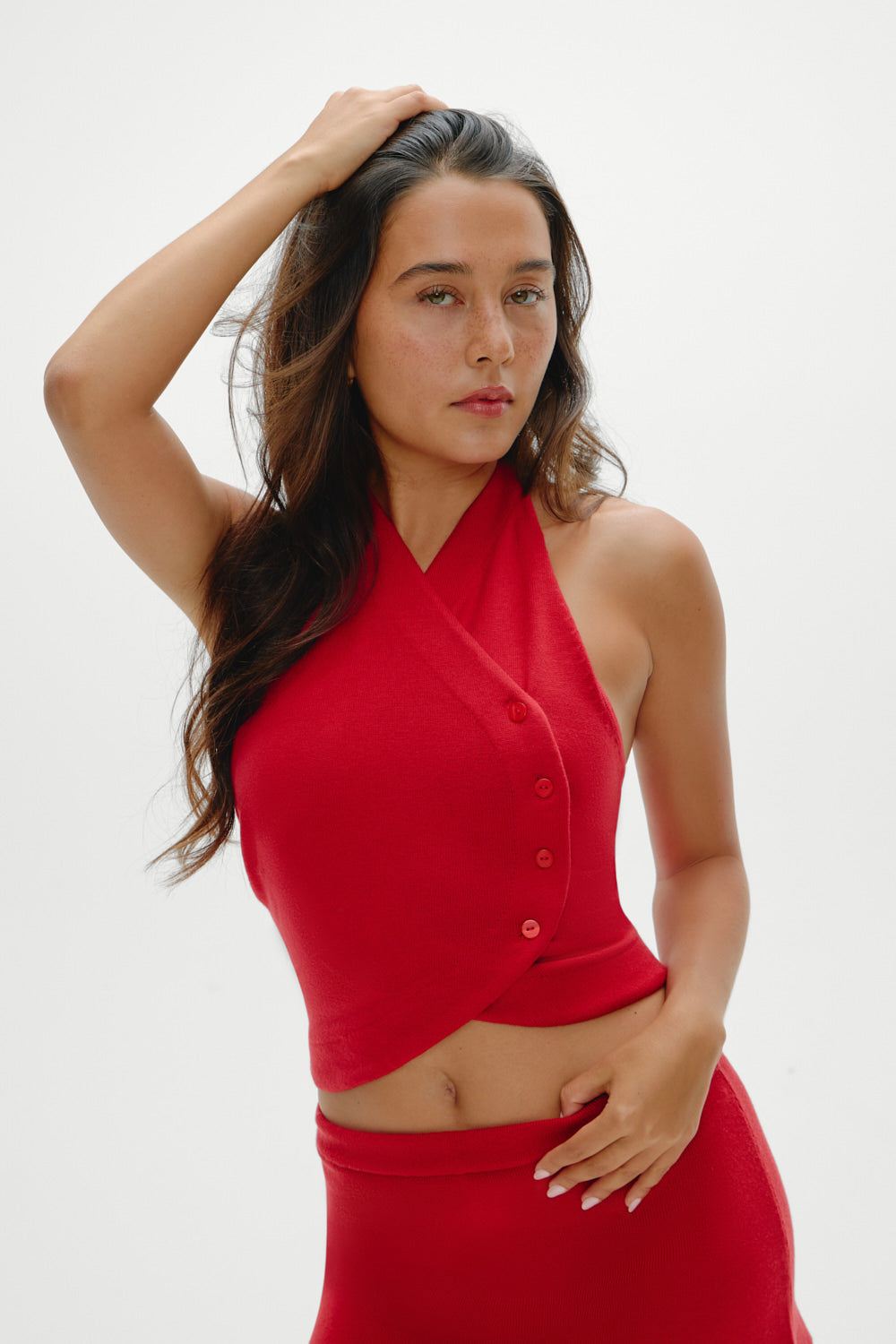 Ryder Knit Halter Top  Heartstrings