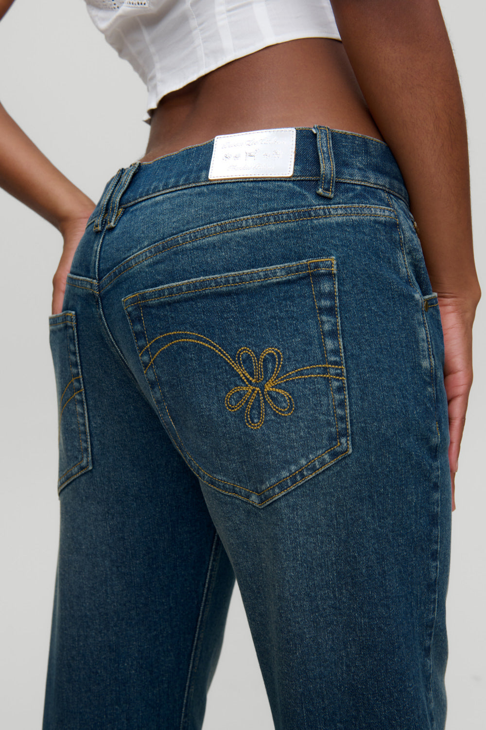 x Devon Lee Carlson Sassy Denim Jean  Vintage Fade