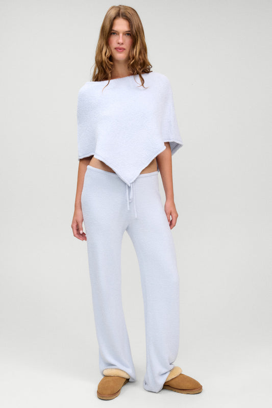 Product--x Barefoot Dreams Scout Knit Poncho - Ocean Mist