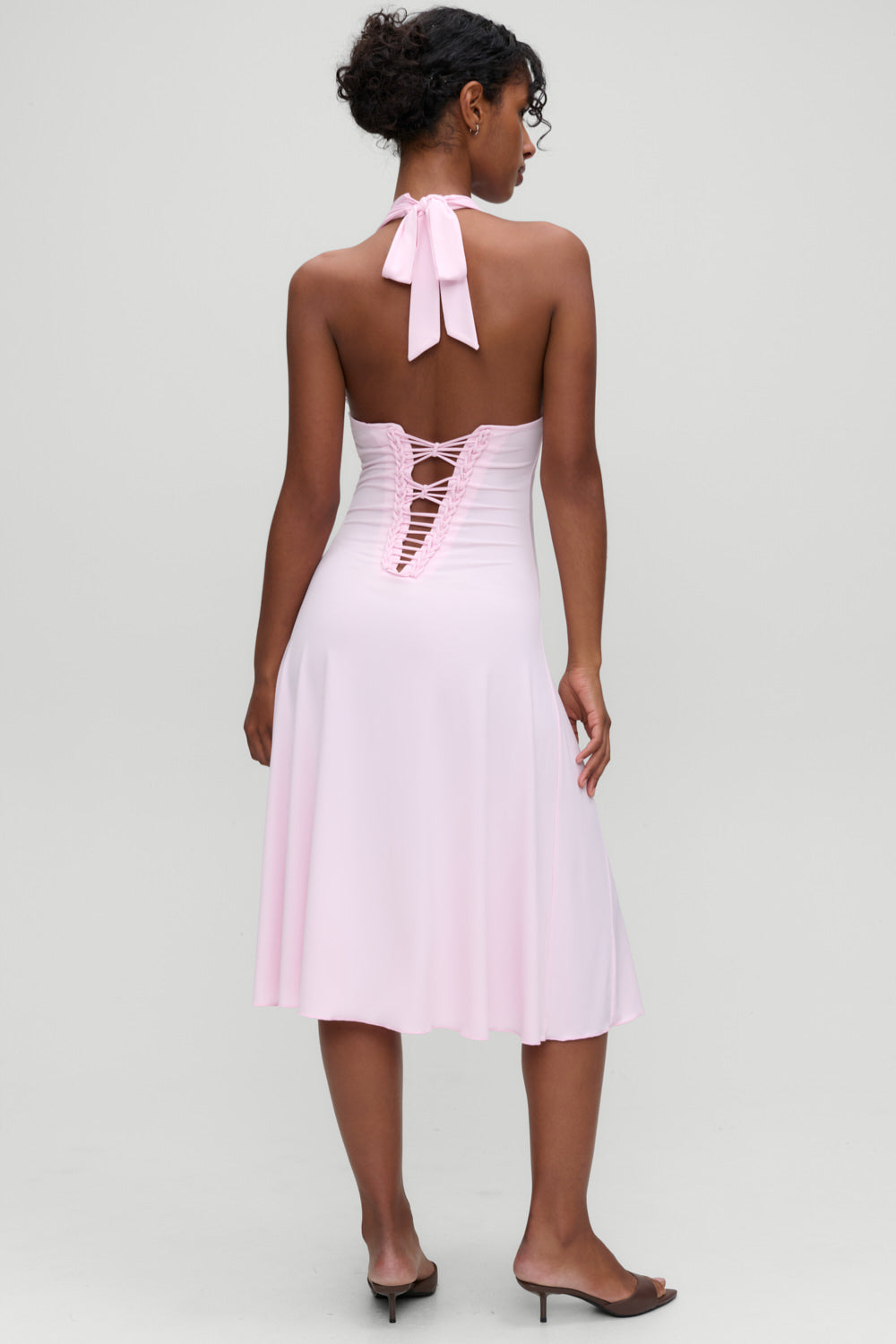 x Devon Lee Carlson Secret Jersey Midi Dress  Ballerina