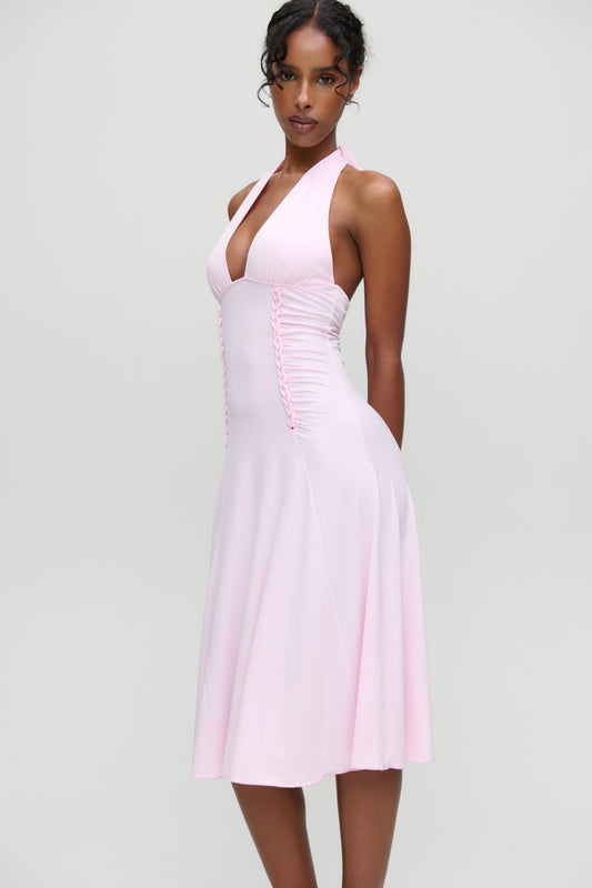 Product--x Devon Lee Carlson Secret Jersey Midi Dress - Ballerina