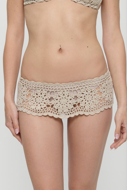 Product-Hover--Shelly Crochet Shine Swim Skirt - Birthday Suit