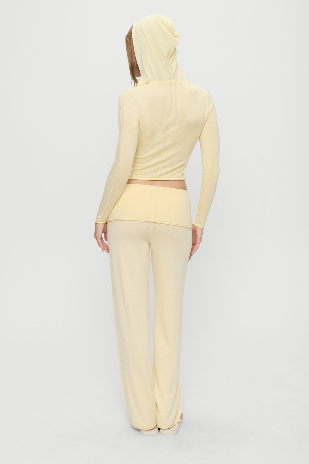 Sloane Knit Hoodie  Buttercream