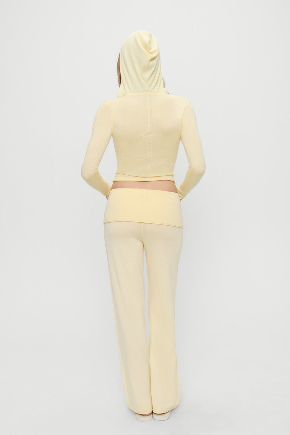 Storm Knit Pants  Buttercream