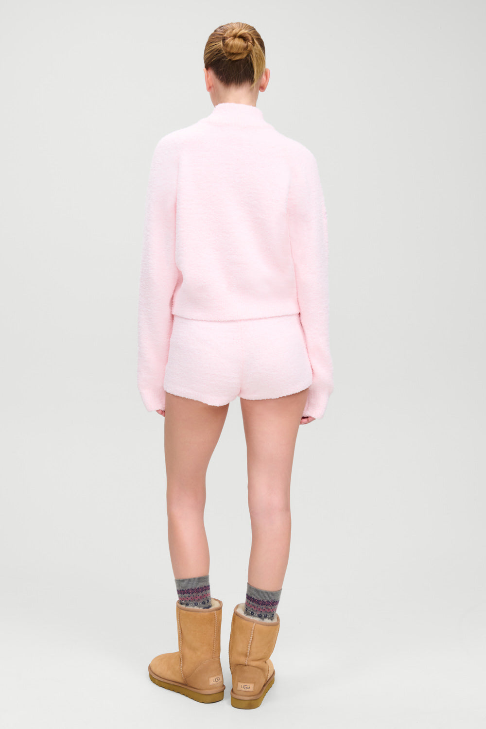 x Barefoot Dreams Sunrise Mini Shorts  Cotton Candy
