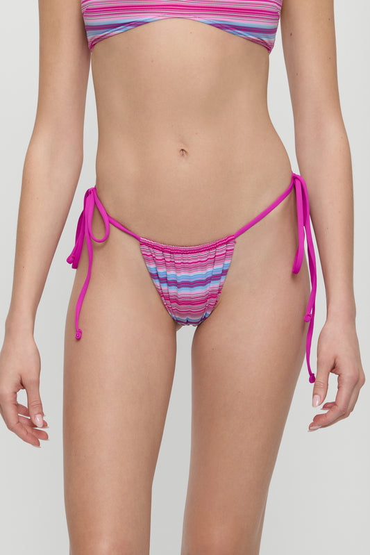 Product--Tia Skimpy String Bikini Bottom - Confetti Cake