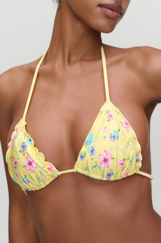 Product-Hover--x Devon Lee Carlson Tidal Halter Bikini Top - Bellissima
