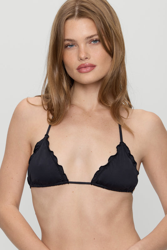 Product--Tidal Skimpy Halter Bikini Top - Black
