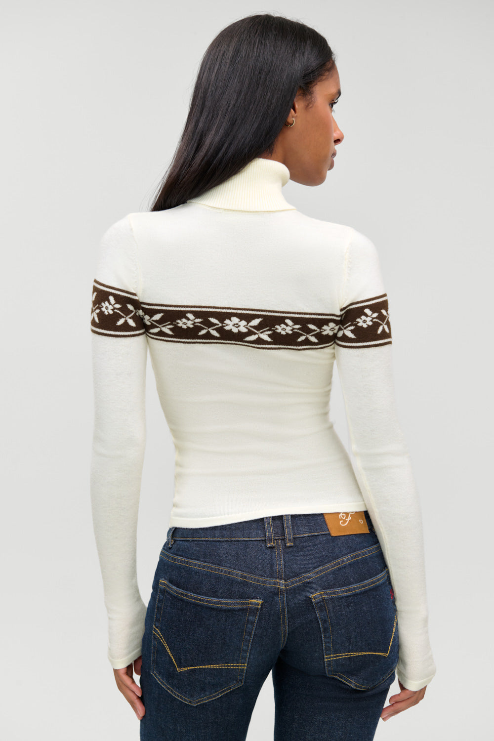 Tucker Cloud Knit Turtleneck Sweater  Timber