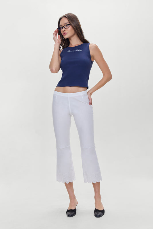 Product--Twilight Capri Pants White