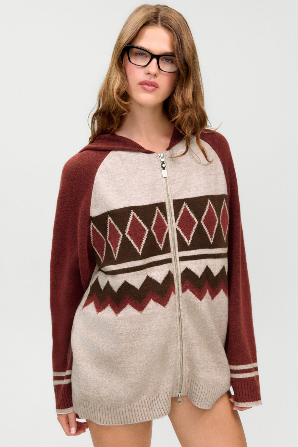 Upstate Oversized Zip Up Hoodie  Cabin 12