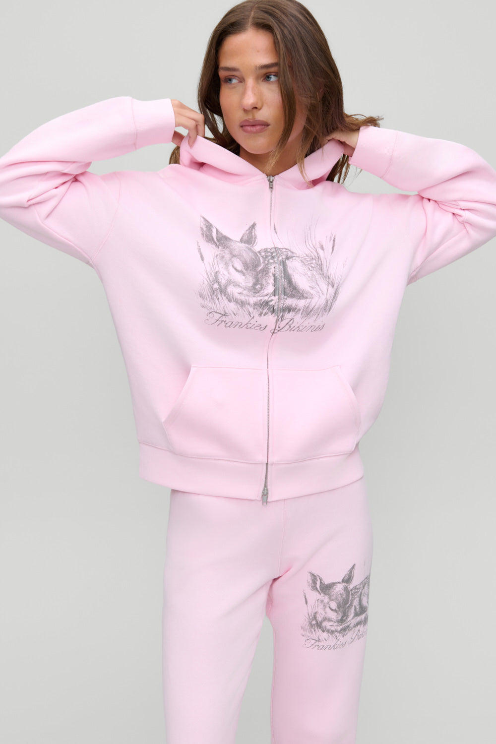 Ventura Terry Zip Up Hoodie  Blushing